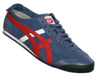 Onitsuka Tiger Mexico 66 Blue/Red Suede Trainers
