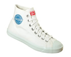 Onitsuka Tiger Scoop White/Blue Canvas Trainers