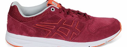 Shaw Runner Burgundy Suede Trainers
