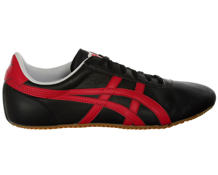 Onitsuka Tiger Tai-Chi Black/Red Leather Trainers