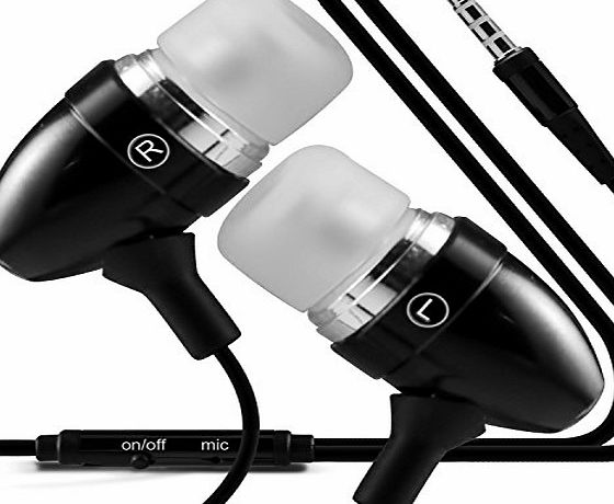 Online-Gadgets UK - Panasonic P51 Super Sound High Quality Aluminium In Ear Earbud Stereo Hands Free Headphones Earphone Headset with Built in Microphone Mic 