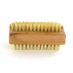 Opal Crafts Natural Bristle Double Sided Nail Brush