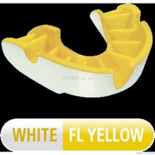 White FL Yellow Silver Mouthguard