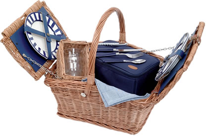 Bakers Picnic Basket for 2 people
