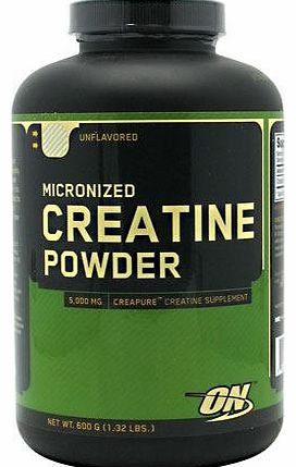 Micronized Creatine Powder Unflavored - 600 g (1.32 lbs)