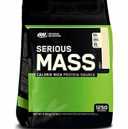 Optimum Nutrition Serious Mass Weight Gain Powder Vanilla 5440g