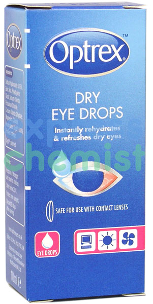 Dry Eyes Lubricating Eye Drops 10ml