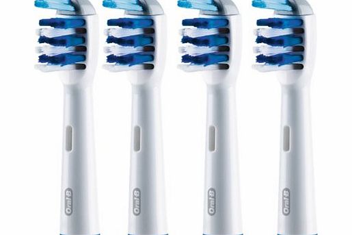 Oral-B Braun Oral-B EB30-4 TriZone Replacement Rechargeable Toothbrush Heads - Pack of 4