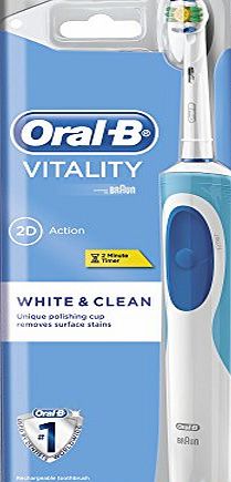 Braun Oral-B Vitality White + Clean Rechargeable Toothbrush