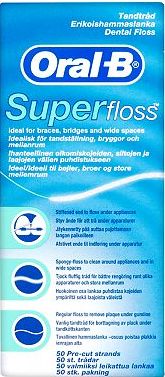 Oral B, 2041[^]10003214 Oral-B Superfloss Dental Floss 10003214