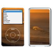 Orange Waves Lapjacks Skin For iPod Video