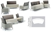 Path Upholstery System Two Seater Concave Unit - From Orangebox