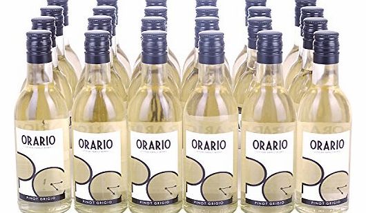 Orario Pinot Grigio White Wine 18.75cl Bottle - 24 Pack