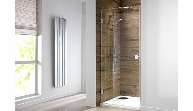 Orca 9205B3 1000mm Frameless Hinged Shower Door 8mm Glass with Easy Clean Coating