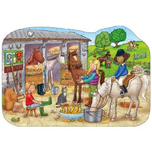 At The Stable 75 Piece Jigsaw Puzzle