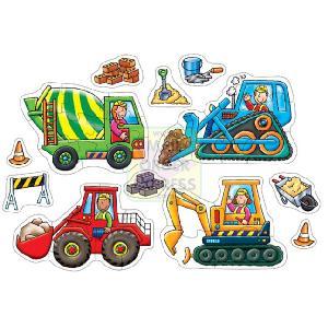 Orchard Toys Big Wheels 6 x 2 Piece Jigsaw Puzzles