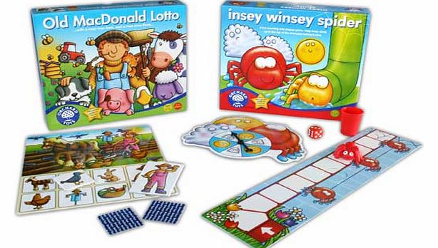 Orchard Toys Early Learning Board Games 2 Pack