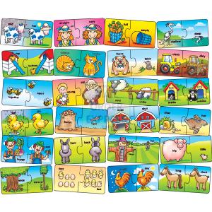 Orchard Toys Farm Opposites 2 Piece Jigsaw Puzzles