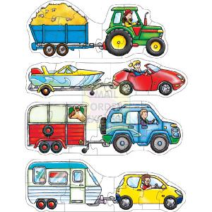 Orchard Toys Ready Steady Tow 6 8 10 and 12 Piece Jigsaw Puzzles