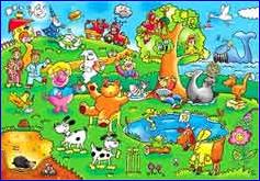 Orchard Toys Rhyming Words 80 Piece Jigsaw Floor Puzzle