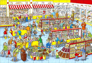 Orchard Toys Supermarket Floor Puzzle
