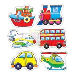 Orchard Toys Transport 6 x 2 Piece Jigsaw Puzzles