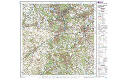 : Landranger Map 1:50 000 - Aldershot and Guildford 186