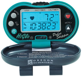 Scientific Pedometer with Pulse Monitor