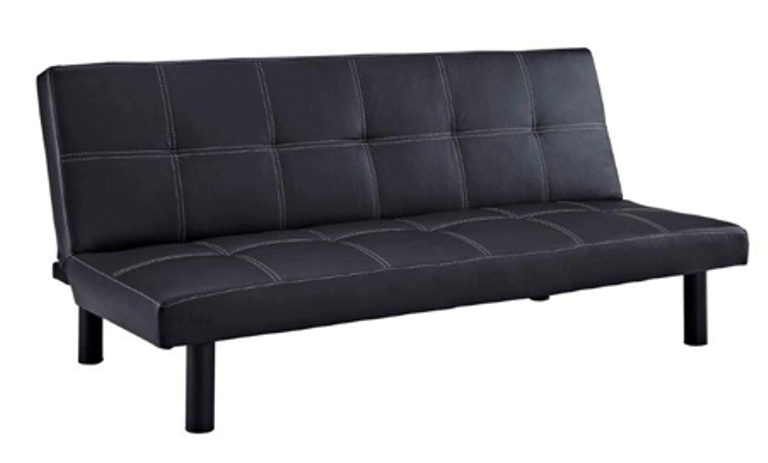 Oregon Sofa Bed Black Ripped on the back