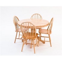 Yorkshire Round Dining Set in Natural