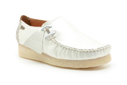 Lugger White Patent Leather