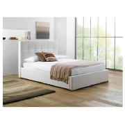 Double Bed, White & Sealy Mattress