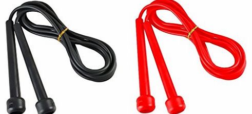 OSG Plastic Skipping Rope Jump Speed Exercise Rope Boxing Gym Fitness Workout Pk Of2