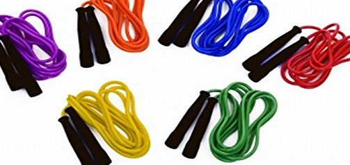 OSG Plastic Skipping Ropes - 4 Colours - 213cm (7ft)