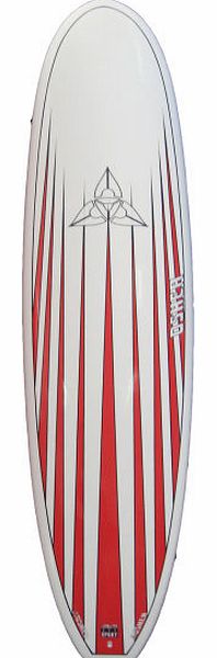 O`Shea Mini Mal EPS Red Stripe Surfboard - 7ft 10