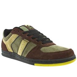 Male Osiris Caswell Suede Upper Fashion Trainers in Brown