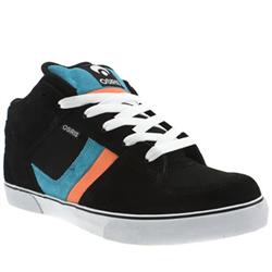 Male Osiris Chino Mid Suede Upper Fashion Trainers in Black