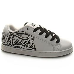 Male Troma Ii Leather Upper in White and Black