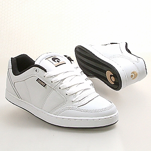 Osiris Merk II Skate Shoe - White/Champagne/Black