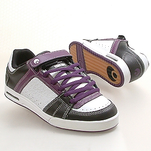 Programme Plus Skate Shoe - Black/White/Purple