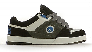 Osiris Vault Skate Shoes - Black/Grey/White/Black