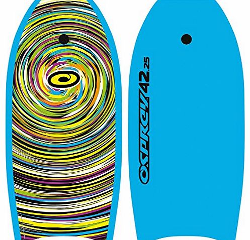 42`` XPE ``Cyclone`` Body Boogie Board Bodyboard with HDPE Slick - Blue