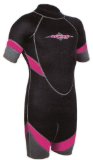 Childrens Osprey 24` Chest Shortie Wetsuit (Ages 4-6 Years) in Pink