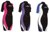 Ladies Osprey 35.5` Chest Shortie Wetsuit Size Small