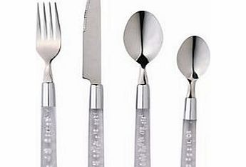 Other 16 Piece Clear Bubble Stainless Steel Cutlery Set