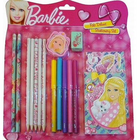 Barbie Deluxe Character Stationery Set