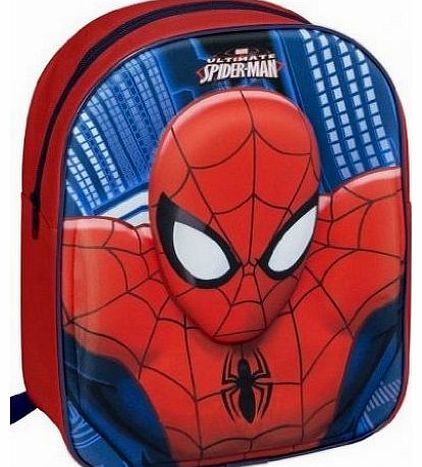 Character Marval Ultimate Spiderman Eva Junior 3D Backpack