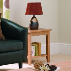 Other Nordic End Table With Undershelf