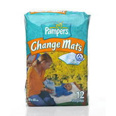 Pampers Change Mats Normal x 12