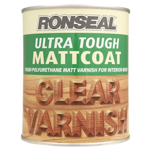 Ronseal Ultra Tough Mattcoat Clear Varnish 750ml